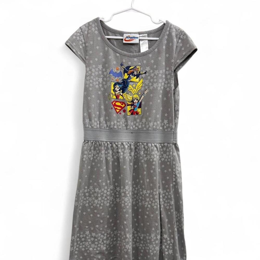 Dc comics grey superhero dress
